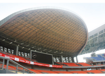 海伦体育看台案例